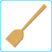 Une spatule en bois