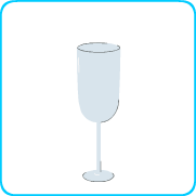 Une flûte à champagne