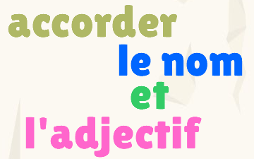 CE2 Accorder le nom et l'adjectif